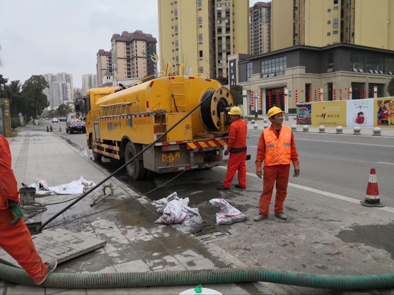 赣州排污管道清淤-管道清洗